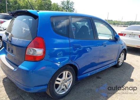 2008 Honda Fit Sport из США, поврежденный, VIN JHMGD386X8S003497